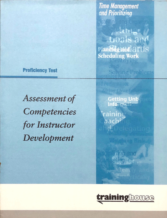 Assessment of Competencies for Instructor Development (ACID Test)